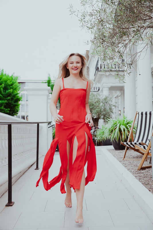 Yves Saint Laurent Vintage Red Dress